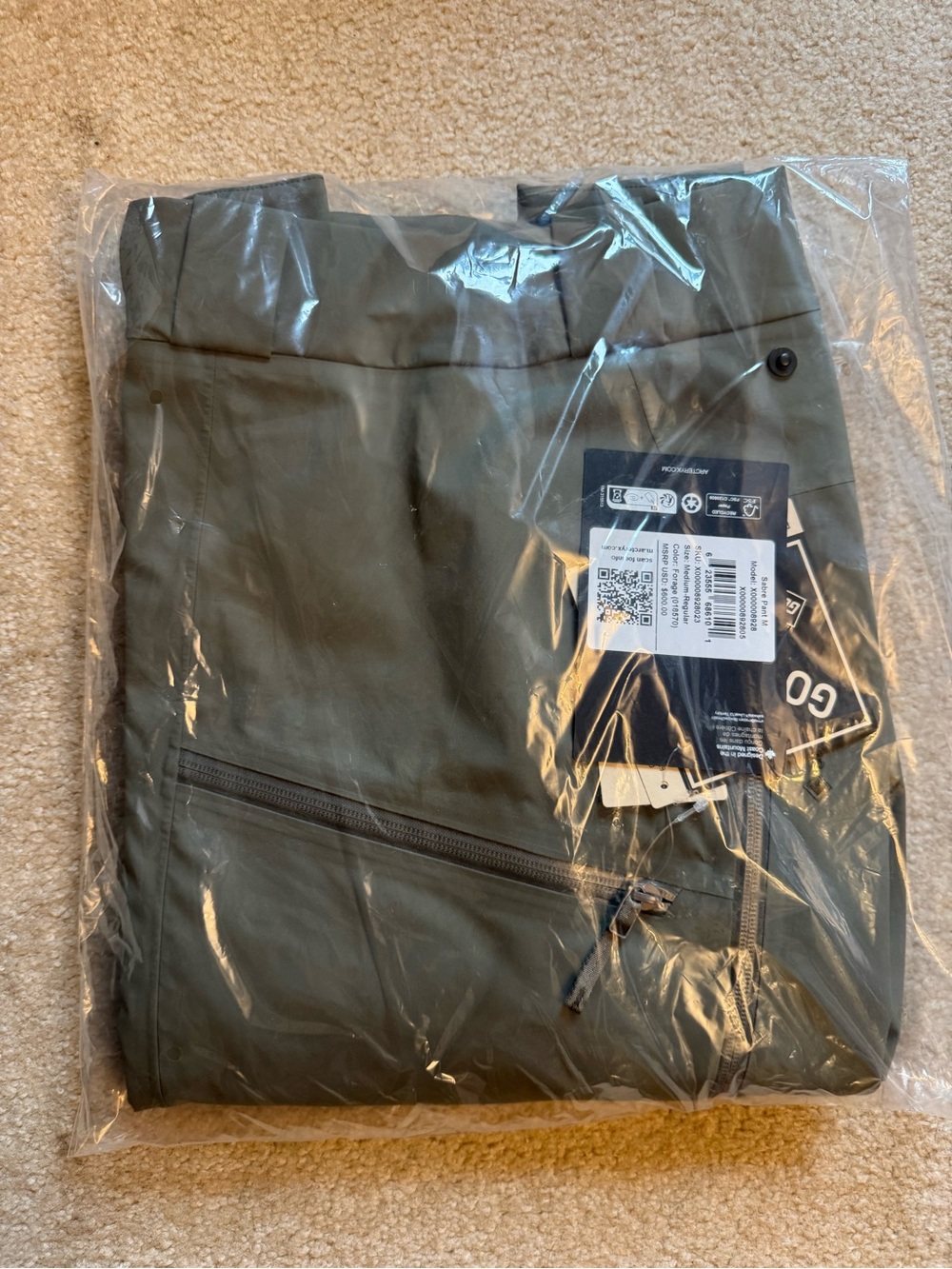 Arc'teryx Men's Sabre Pants Forage Size M